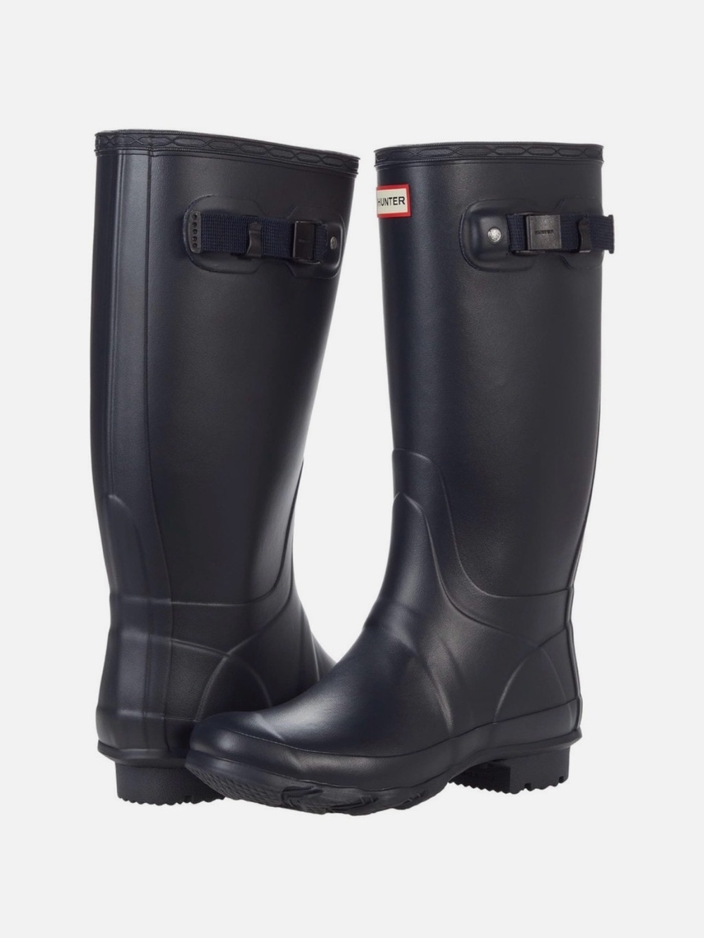 Hunter Huntress Rain Boots in Navy